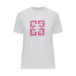 지방시 반팔 티셔츠 BW70ASP728 100 WHITE