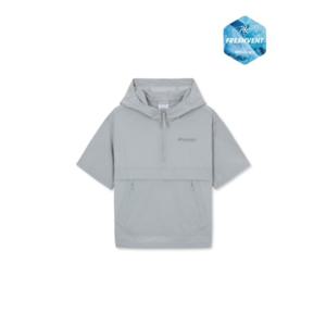 [디스커버리키즈US] (DKTR78053-GRL) 키즈 프레시벤트 경량 우븐 후드 트레이닝 반팔 아노락