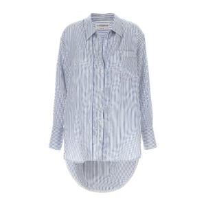 빅토리아베컴 랩 턱 스트라이프 셔츠 1125WSH006015A WHITEREGA
