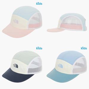 노스페이스 키즈 NE3CR01 메쉬 컬러 블럭 캡 야구모자