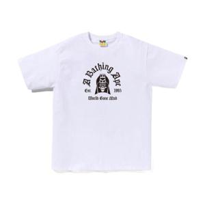 베이프 매드 제너럴 컬리지 티셔츠 화이트 0ZXTEM059101O
