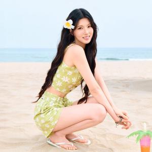 [오닐] 25SS 여성 BEACH VINTAGE 크롭탑 OWTSOI182-818