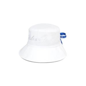 와이드앵글골프모자 KQJ WWP25C07W2 TO 트림 포인트 리본 햇 (White)