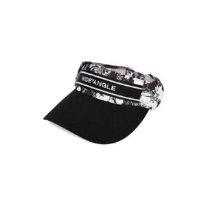 와이드앵글골프썬캡 KQJ WWP25C12Z1 CO 컬러 와이드 바이저 (Black)