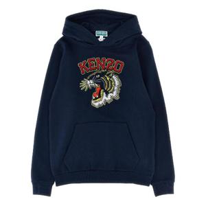 KENZO KIDS 로고 자수 후디 K60767NAVY