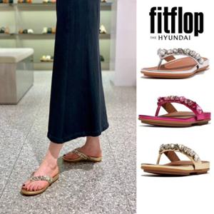 핏플랍 FITFLOP (FFSO5E328) 25SS 그라시에 쥬얼 메탈릭 레더 여성조리 3종 택1