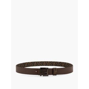 FENDI Reversible leather and ff fabric belt 7C0541ASIW