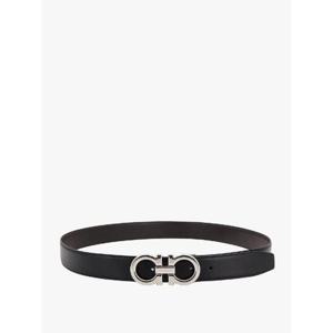 FERRAGAMO Leather belt with Gancini buckle 679710686671