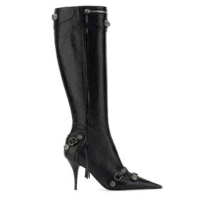 BALENCIAGA 블랙 가죽 카골레 부츠 694395WAD4E 1081