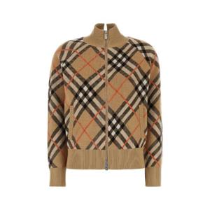 BURBERRY 자수 스트레치 울 혼방 가디건 8094975 B9368
