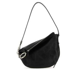 BURBERRY 블랙 가죽 나이트 스몰 숄더백 8082396 A1189