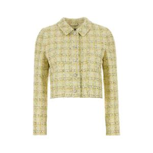 VERSACE Multicolor tweed blazer 10176791A13465 2YA50
