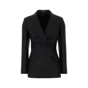 GUCCI Black wool blend blazer 814103Z7AFB 1000