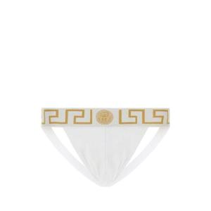 VERSACE White stretch cotton brief AUU010171A10011 A81H