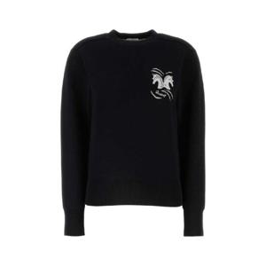 BURBERRY Black stretch wool blend sweater 8099618 A1189