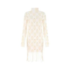 DION LEE 투톤 비스코스 블렌드 드레스 A7561S22 IVORYCREAM
