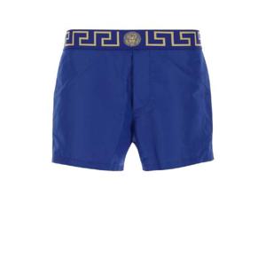 VERSACE Electric blue polyester swimming shorts ABU010221A11120 A85K