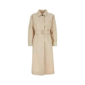 MIU MIU Sand cotton trench coat MS2018SOOO15D7 F0018