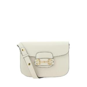 GUCCI 아이보리 가죽 Horsebit 1955 숄더백 6022041DB0G 9022