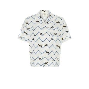 VISVIM 프린트 레이온 코파 셔츠 0123105011019 WHITE
