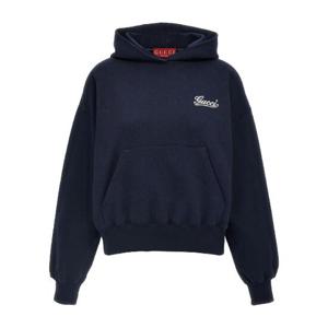 GUCCI Logo embroidery hoodie 787274XJGSY4215
