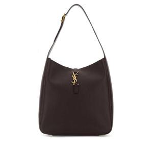 SAINT LAURENT Plum leather large Le 5 A 7 shoulder bag 753837AAAUQ 6988