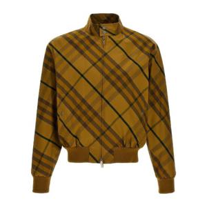BURBERRY 체크 프린트 재킷 8081418CEDAR