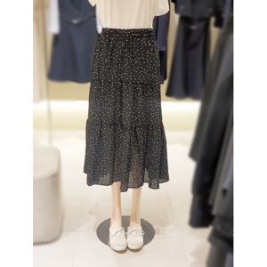 [숲]도트 쉬폰 스커트 SB5SR3F1