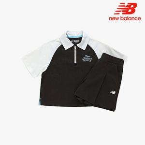 [뉴발란스]뉴발란스 키즈 소매배색 반팔셋업 NK9YFB205U-19 트레