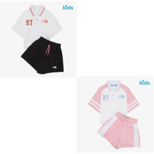NT7UR25 노스페이스 키즈 걸즈 에이스 크루 세트