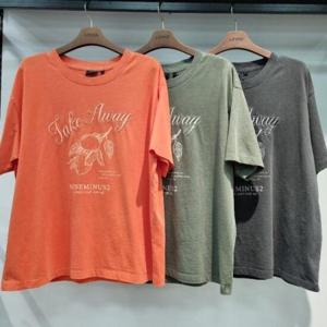 리트머스 HC34 여성 과일 반팔 피그먼트 TS LP2TF274