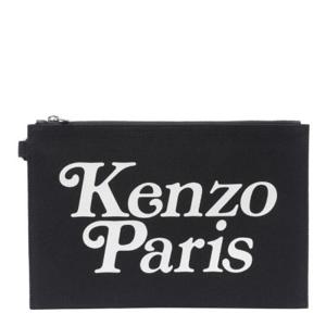 Kenzo 로고 프린트 지퍼 파우치 FE58PM902F35 99 TP934528768