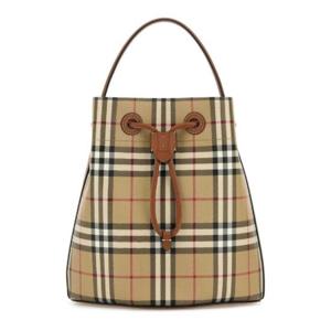 Burberry 체크 드로스트링 버킷 백 8109795 A9534 TP941147318