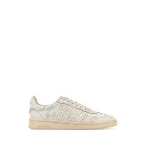 DSQUARED White leather Boxer sneakers SNM036443908441 M4131