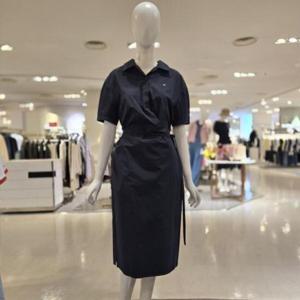 [올리브데올리브]OW5MO552_카라넥 미디 랩 원피스
