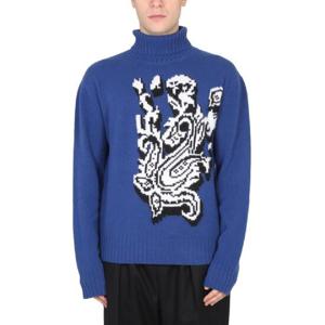 ETRO 인레이드 자카드 터틀넥 스웨터 1N870_97710202