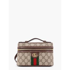 GUCCI GG Supreme fabric shoulder bag with leather inserts 816357