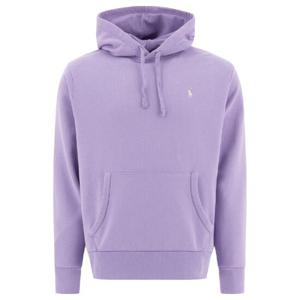 POLO RALPH LAUREN Cotton loopback hoodie 710916690028SKY LAVANDER