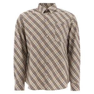 BURBERRY Cotton Check Shirt 8101177