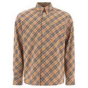 BURBERRY Cotton Check Shirt 8104072