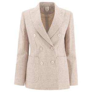 MAX MARA Double breasted blazer in frise 2511041181600TARGA001