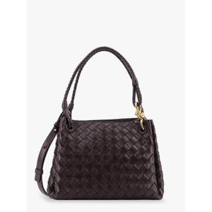 BOTTEGA VENETA Parachute leather shoulder bag with Intrecciato motif and Knot detail 835921