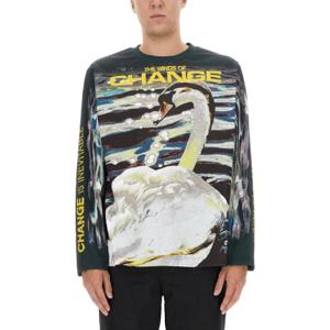 BURBERRY SWAN PRINT T-SHIRT 8077333_B7830
