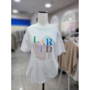 스테파니 세이브존08 실켓 나염  티셔츠 A25TS5215