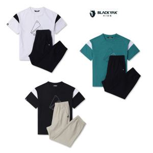 블랙야크키즈 택가129000원 스피드반팔트리코트팬츠세트 1BKSEMU901