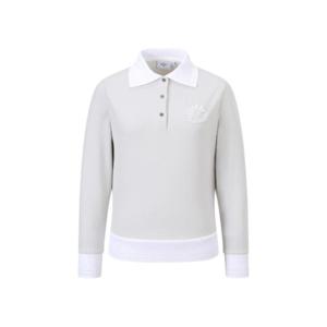 캘러웨이골프반팔티 PQC CWTY24S402_LG 여성 봄 와플 일자핏 티셔츠