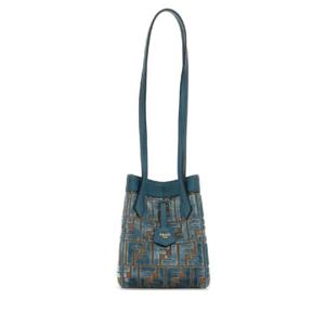 FENDI 자수 패브릭 미니 오리가미 숄더백 8BS083AT14 F1NPU