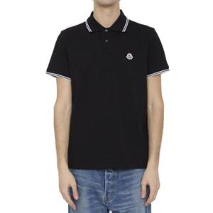 Moncler 로고 패치 폴로 셔츠 8A0002584556 999 TP942279974