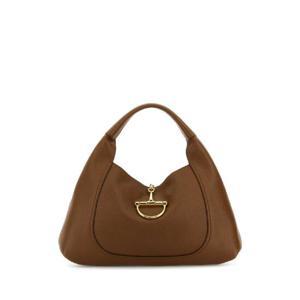 GUCCI Brown leather large Gucci Softbit shoulder bag 837466AAEAO 2718