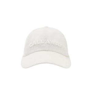 M 캘러웨이골프모자 PQC CWAC24X601_OW 여성 코듀로이 와이드 볼캡